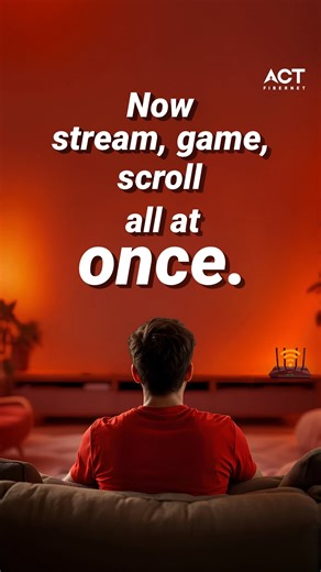 Multitask like never before with ACT Smart Wi-Fi®. Switch today to feel the advantage. #ACTFibernet #ACTSmartWiFi #MadeForYou | ACT Fibernet