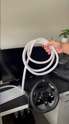 Cable Management in my Gaming Setup… #gamingsetup
