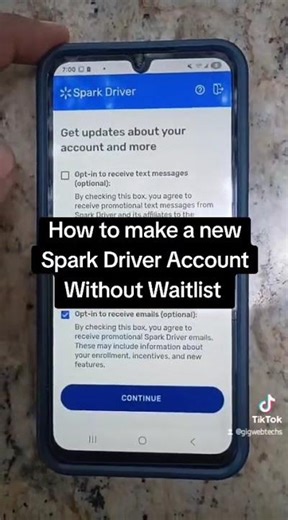 How to make a Spark drivers account without waitlist #sparkdriver #walmartspark