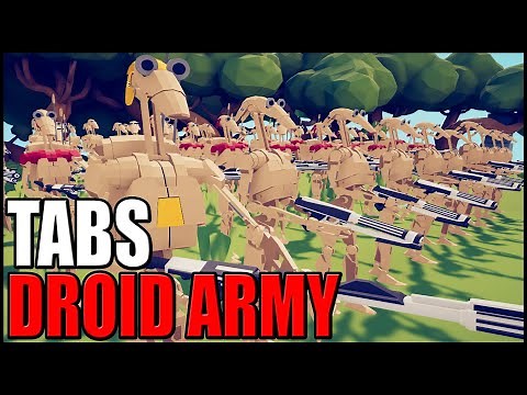 TABS Droid Army vs EVERY FACTION! - Totally Accurate Battle Simulator: Star Wars Mod