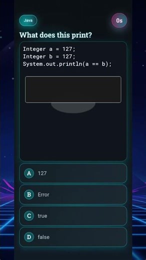 10-Second Code Quiz #11 (Java)