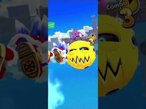 Jogando com sonic esqui-drift no sonic dash MOD grátis