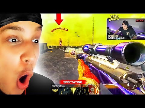 Spectating TimTheTatman NEW KILL RECORD on Warzone Rebirth Island!