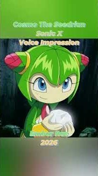 Cosmo The Seedrian (Sonic X) Voice Impression #sonic #sonicthehedgehog #voiceactor #voiceacting
