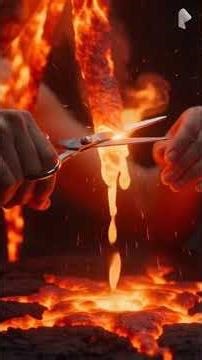 Lava Locks: A Fiery Cut #cinematicscene #creativevideo