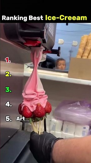 Ranking Best Ice Creams #icecream #food