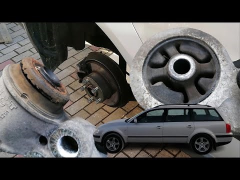 Výměna uložení zadní nápravy - VW Passat B5