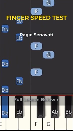Senavati | Finger Speed & Ear Training Challenge 🎹 #Shorts