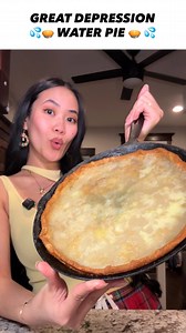 💦🥧 Great Depression WATER PIE 💦🥧 I’ve been wanting to make this for a while now!! Would y’all try this?! Full recipe from @southernplate #waterpie #recipevideo #greatdepression #pierecipe #fblifestyle | Linder Surprise