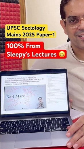 Complete UPSC Sociology Mains 2025 Paper 1 is from Sleepy’s Paid Lectures