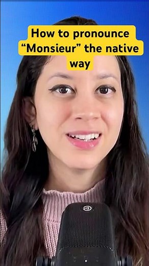 How to pronounce Monsieur in French #french #frenchpronunciation #frenchteacher