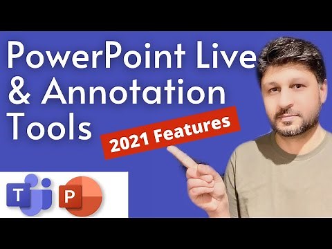 PowerPoint Live Presentations in Teams Meetings with Annotation Tools: MS Teams