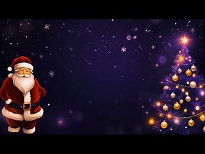 Christmas Template Video | 4K Minimal Festive Background