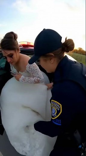 Cop Gives Bride the Ride of Her Life