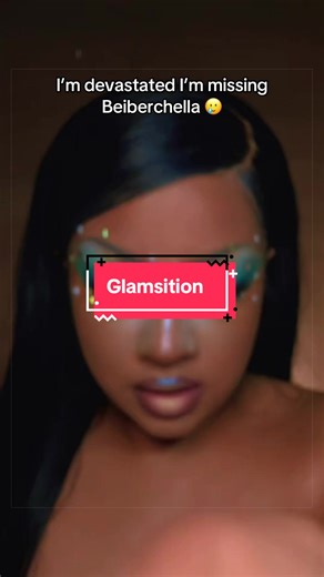 🥲 #beiberchella #adriannabernard #fortyeightbeauty #creativemakeup #glamsitions