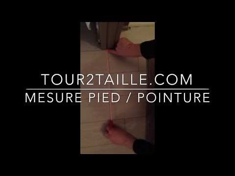 Comment mesurer la longueur du pied / pointure