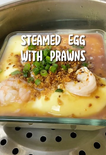 Creamy Egg Tofu with Prawns: Low-Carb Recipe