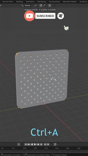 Struggling with object making grid in Blender?  This GRID trick will...