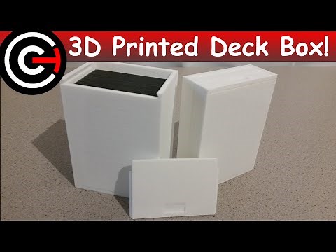 3D Printed Trading Card Deck Box