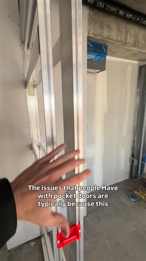 Make 2026 the year of smarter builds. 💪 The CS Cavity Slider Pocket Frame delivers where it counts: structural soundness that keeps the pocket throat rigid so it won’t scrape or damage your door, and real serviceability with removable jambs and a service notch at the front of the track—meaning you can access and maintain everything without tearing out drywall. Built right. Serviced easily. No compromises. #cavitysliders #pocketdoors #architecture #interiordesign #constructionlife homebuilders c