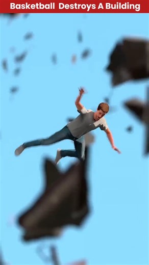 Curio Logic on Instagram: "Dropping A Basketball From A Skyscraper #animation #3danimations #viralreels #reels #facts"