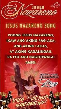 Balck Nazarene Jesus Nazareno Hymn