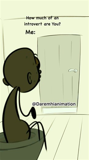 How much of an introvert I am!🥲#funnyanimation #foryou #Daremhianimation #foryourpage
