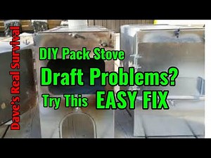 208. Tent Stove Draft Issues? Try This Easy Fix.