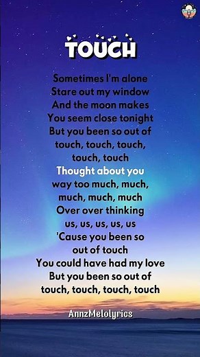 TOUCH SONG - KATSEYE Lyrics 💕 | Love Song 2026 | Lofi Lyrics