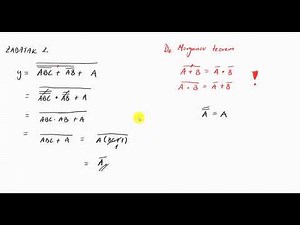Logička algebra (Boole) - primjeri 3 (De Morgan)