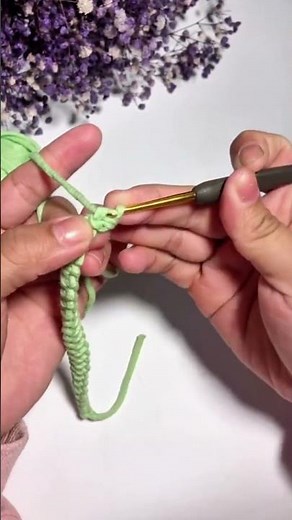 Easy Crochet I-Cord #fast #crochet #cord