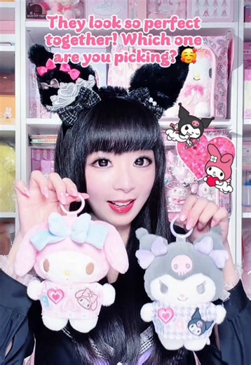 Kuromi and My Melody Plushie Outfit Ideas — Cute Kawaii Dress Up