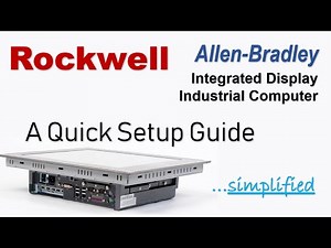 Setup Allen-Bradley 6181P Integrated Display Industrial Computer