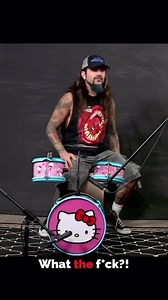 1.4M views · 19K reactions | Mike Portnoy playing Slayer on a Hello Kitty drum kit. Mike Portnoy Dream Theater Hello Kitty Slayer | Distortion Overload | Facebook
