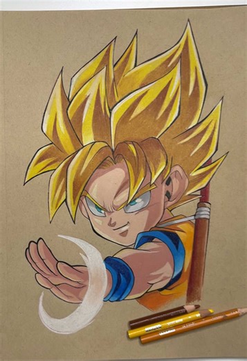 Goku Daima: Drawing Goku Black in Anime Style