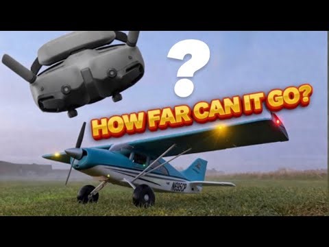 FMS Maule 1500 Long Range Test | TBS Crossfire with DJI O4 air unit PRO