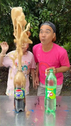 7up VS mentos, Pepsi VS mentos