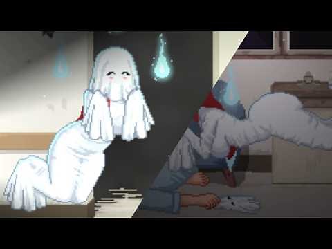 Ghost girl is hungry