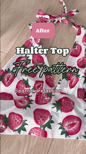 How to Sew a Halter Top - Beginner Friendly Tutorial + Free PDF Pattern
