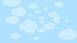Download Clouds cartoon moving animated background. 4k for free