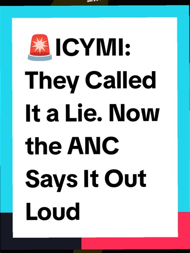 ANC Acknowledges Misstatements Publicly