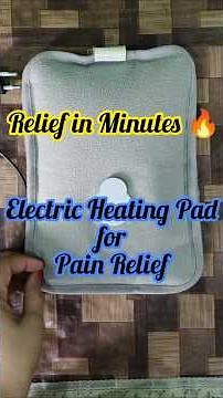 “Heat Therapy at Home”#‪@SmartMedicalKnowledge‬ #Electric heating pad