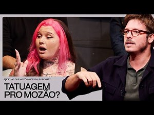 Luana recebeu um casal INESQUECÍVEL no estúdio de tatuagem dela 😂 | Que História É Essa, Porchat?