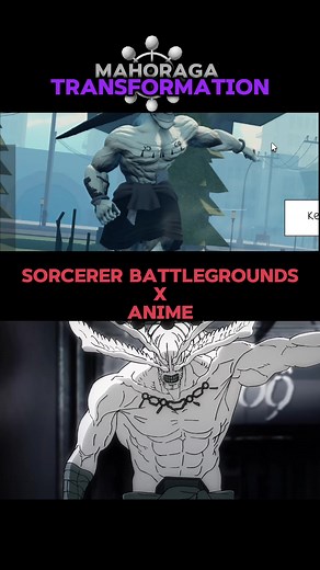Mahoraga Anime x Mahoraga Roblox | Sorcerer Battlegrounds