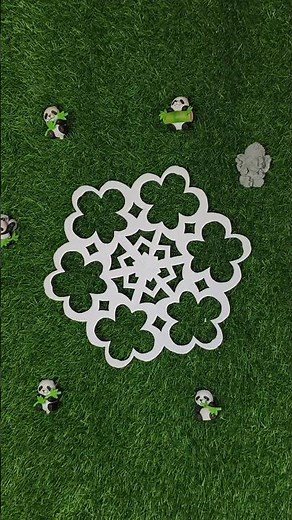 Easy Paper Cutting ✂️ | Kirigami Design Tutorial ❄️”