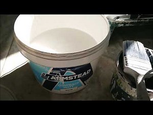 Painting straight over bare plaster, new plaster, or other porous surfaces.