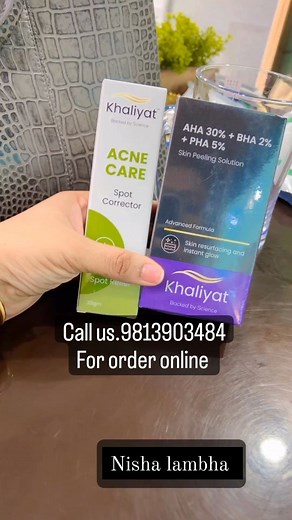 3.4K views · 5 comments | Call us.9813903484 for order online @nisha_lambha @nisha_lambha_official_ @khaliyat_ #trendingreels #trend #trending #tbt #video #viral #edits #explore #explorepage #reels #reelsinstagram #instagram #instagood #goodvibes #glowing #facetreatment | Nisha Lambha - Sparsh Beauty Care & Hair Treatment LLP 5 | Facebook