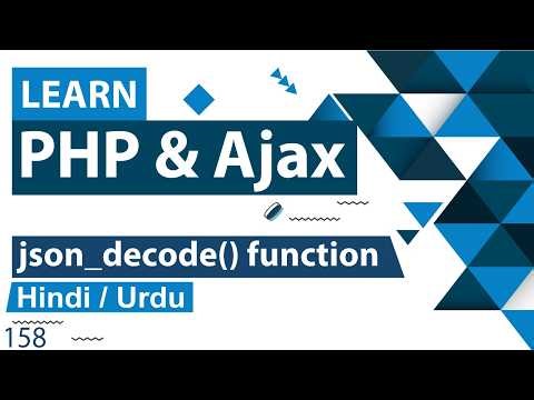 PHP Json_Decode Function Tutorial in Hindi / Urdu