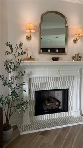 Easy Fireplace surround update with no demo!
