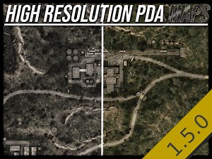 High Resolution PDA Maps V1.41 addon - S.T.A.L.K.E.R. Anomaly mod for S.T.A.L.K.E.R.: Call of Pripyat
